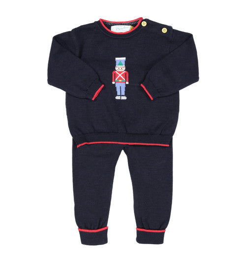 Feltman Soldier Knit Set-Navy