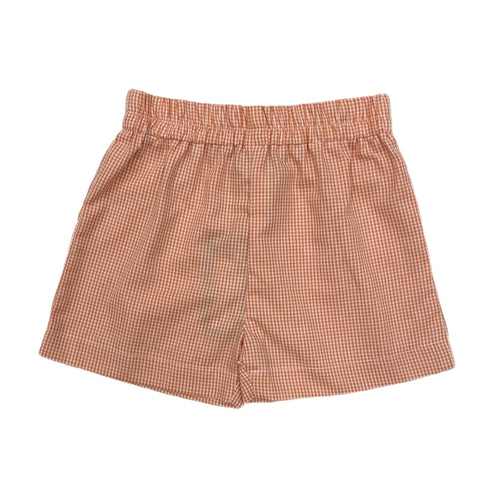 Funtasia Orange Check Shorts