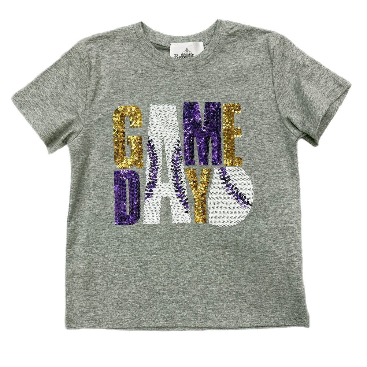 Belle Cher Purple/Gold Baseball Shirt