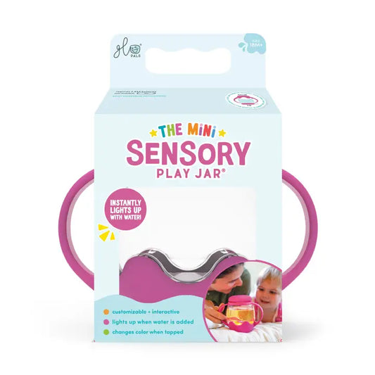 Glo Pals Sensory Play Jar Pink