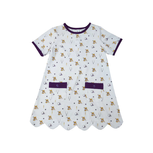 Ishtex Yellow Tiger Dress