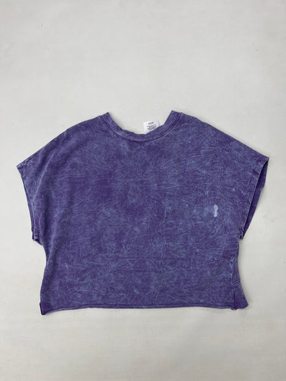 Erge Crossback Top-Purple