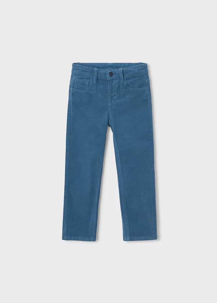 Mayoral Basic Corduroy Pant-Glacial Blue