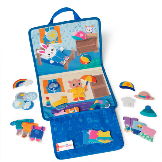 M&D Ms. Rachel What to Wear Felt Activity Board