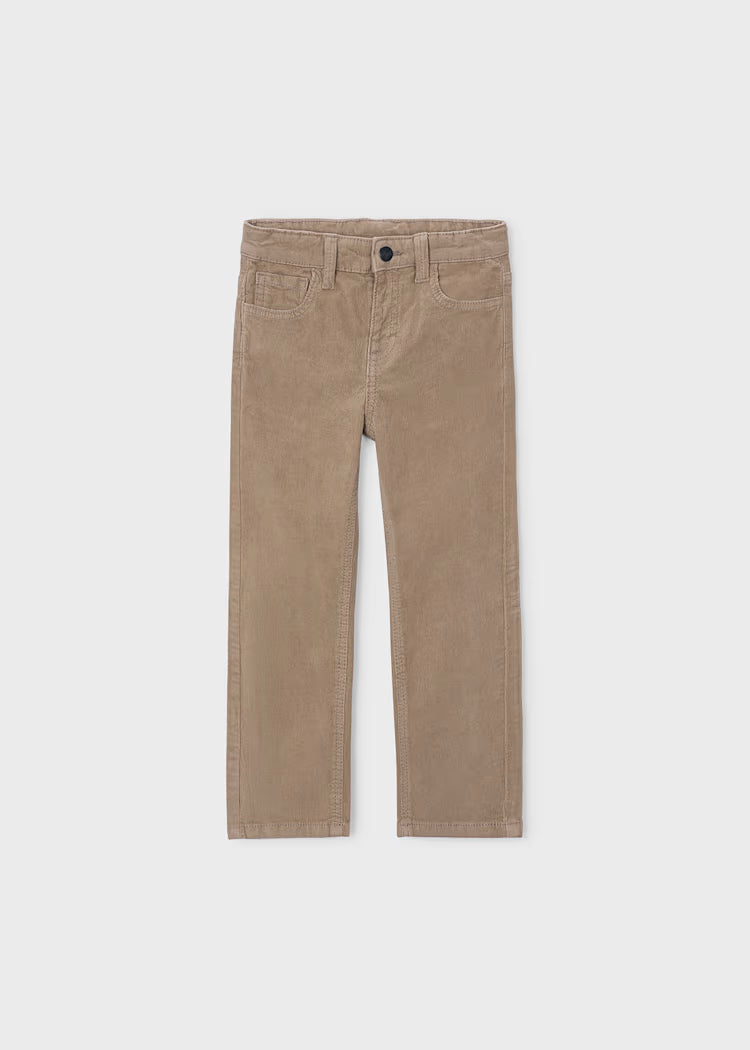 Mayoral Basic Corduroy Pant-Truffle Brown