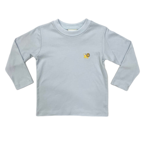 Zuccini Blue Lion Embroidered L/S T-shirt