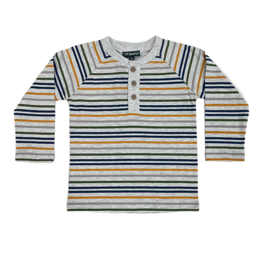 Globaltex Navy Multi Stripe Shirt