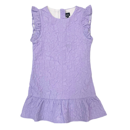 Little Olin Lilac Ruffle Dress