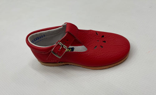 Amilio Red T-Strap Shoe