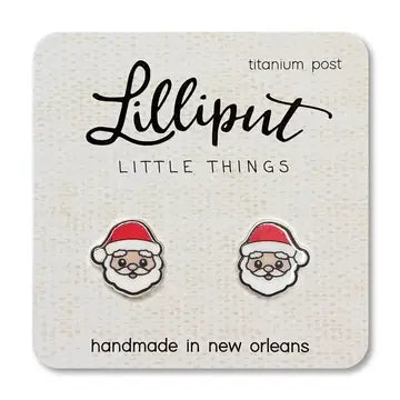 Santa Claus Earrings - Christmas