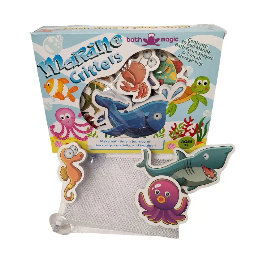 Fizzles Sticky Bath Foam Critters (30 Pieces)