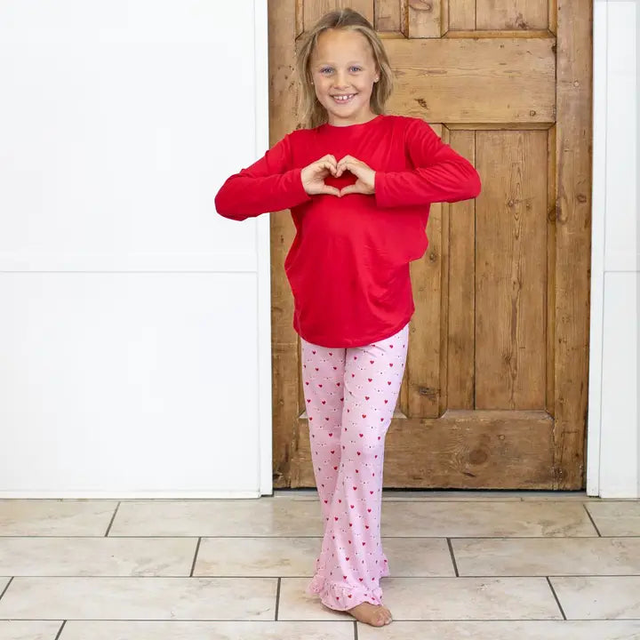 Royal Standard Tickled Pink Sleep Pant w/ Hearts