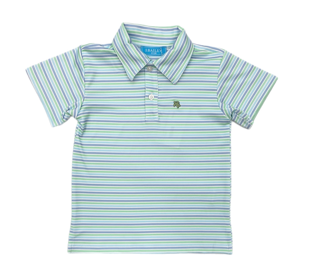 J Bailey Performance S/S Polo-Leaf