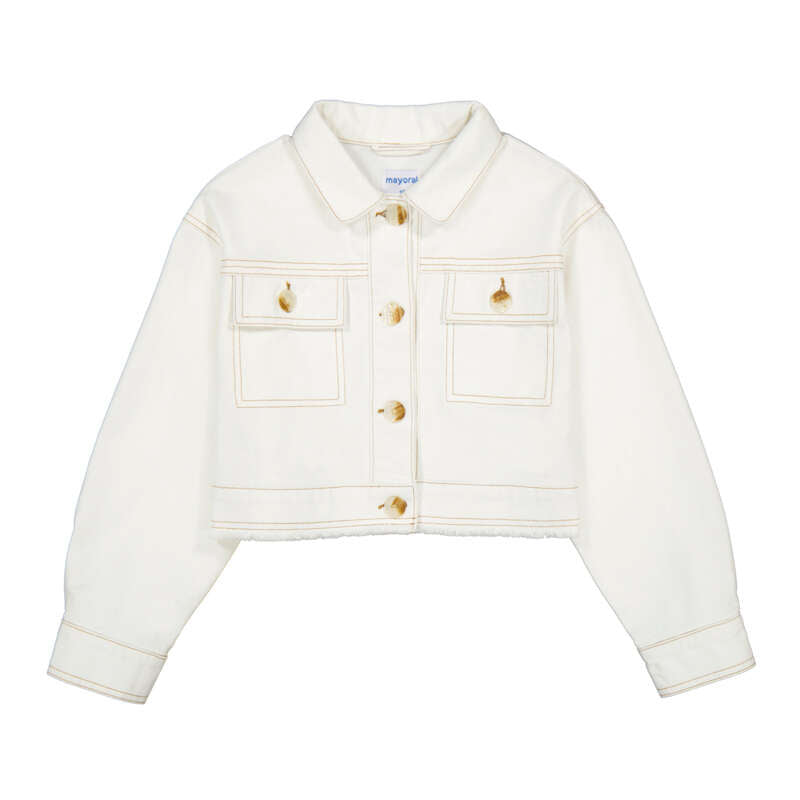 Mayoral Twill Jacket-Natural