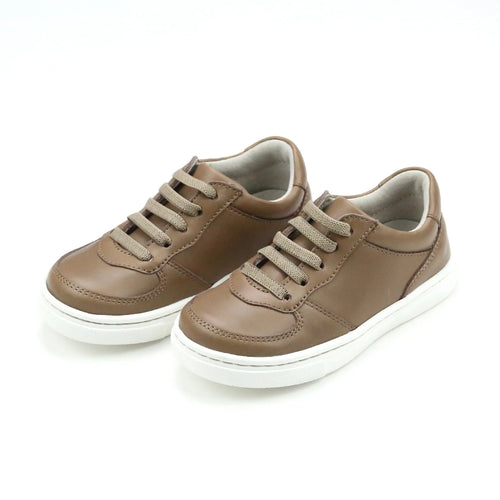 Lamour Grayson Mocha Elastic Lace Sneaker