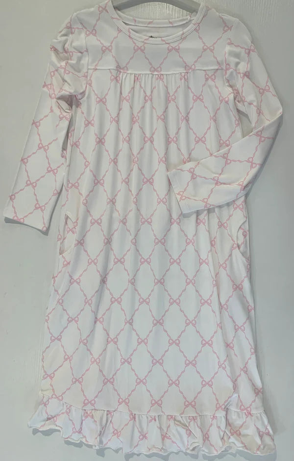 Weisinger Bow Trellis Nightgown