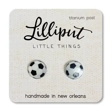Soccer Ball Earrings