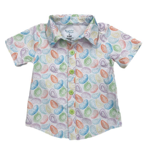 Magnolia & Cypress Colorful Oyster S/S Button Down