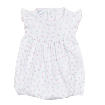 Magnolia Baby Juliette's Classics Printed Flutters Bubble-Pink