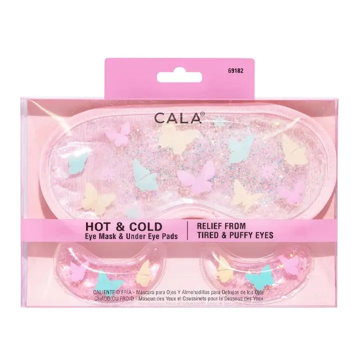 Cala Hot & Cold Eye Mask Set-Butterfly