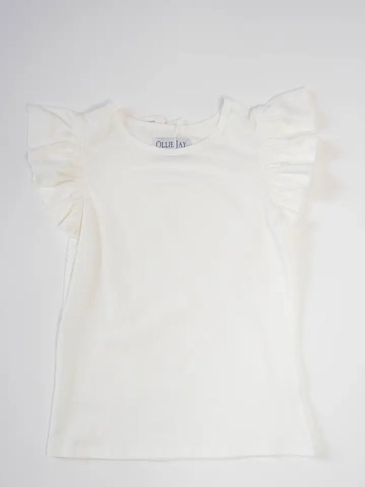 Ollie Jay Flutter Tee-White