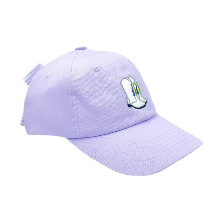 Bits & Bows Lavender Cap-Marching Boots