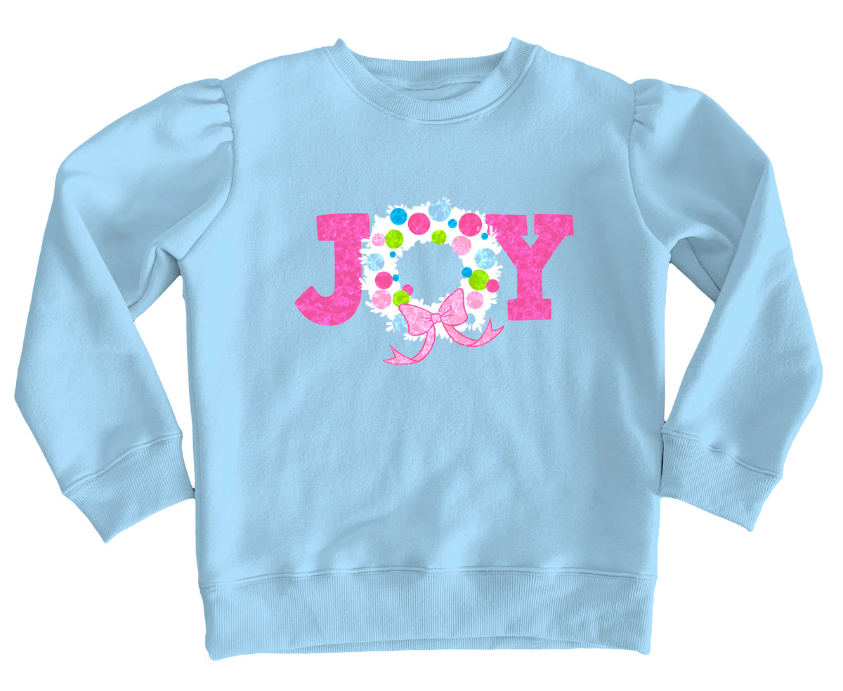 Azarhia Sequin Joy Light Blue Holly L/S Shirt
