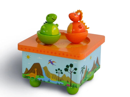 Jack Rabbit Music Box: Dancing Dinos