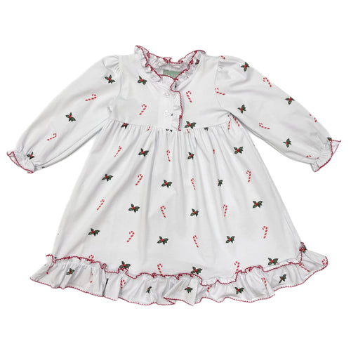 Sage & Lilly Candy Cane Nightgown
