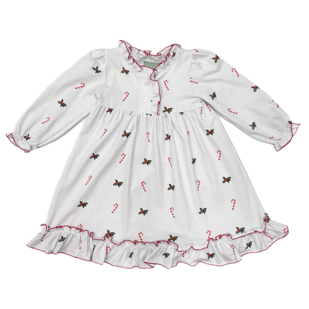 Sage & Lilly Candy Cane Nightgown