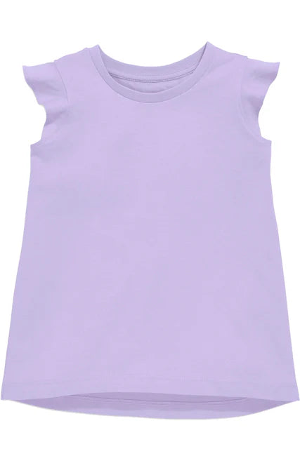 Azarhia Lavender Ruffle Shirt