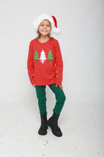 Haven Girl Christmas Tree L/S Tee-Red