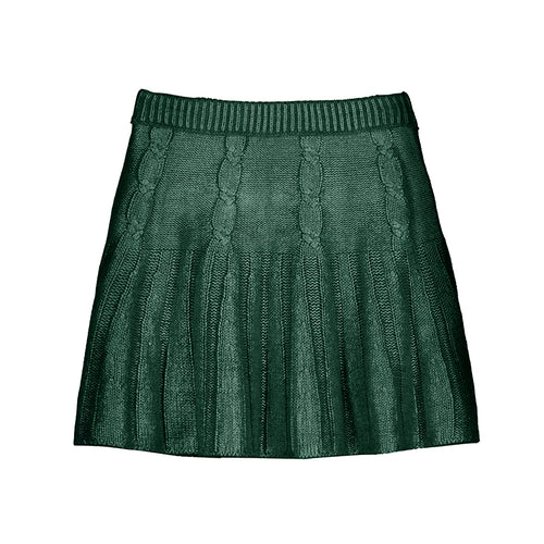 Mayoral Forest Green Wool Skirt