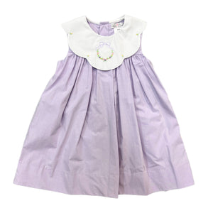 Petit Ami Lavender Wreath Dress