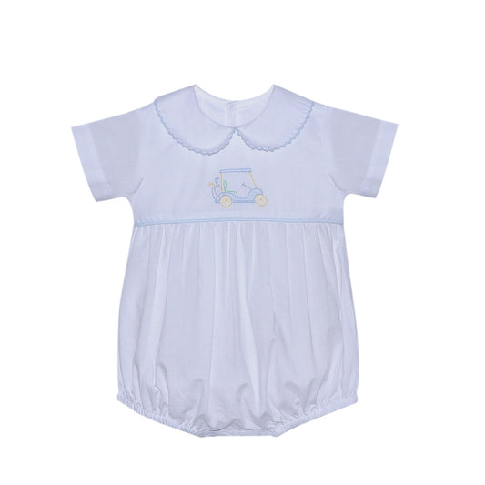 Baby Sen Golf Cart Boy Bubble-White