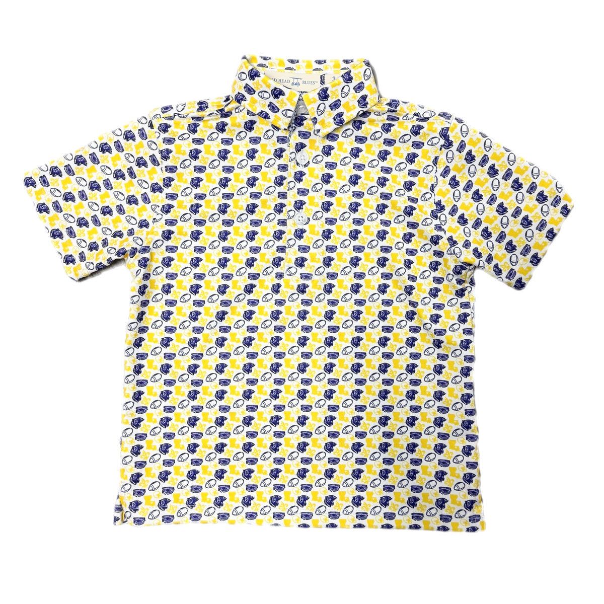 Bald Head Blues Fighting Tiger Polo