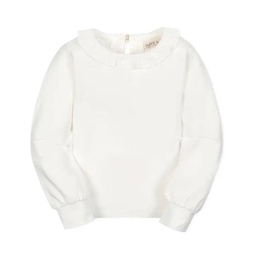 H&H Ruffle Collar Knit Blouse