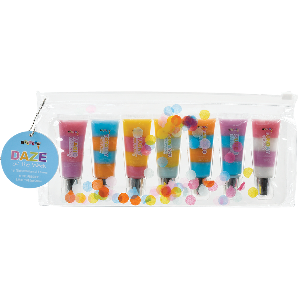 Iscream Days of the Week Lip Gloss Set