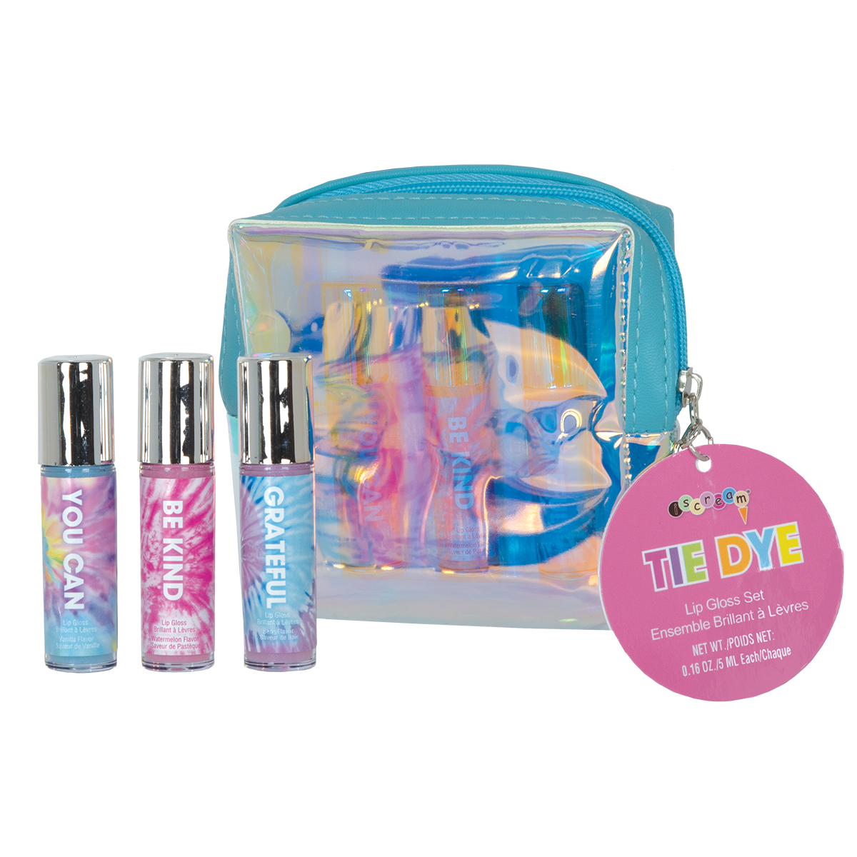 Iscream Tie Dye Lip Gloss Set