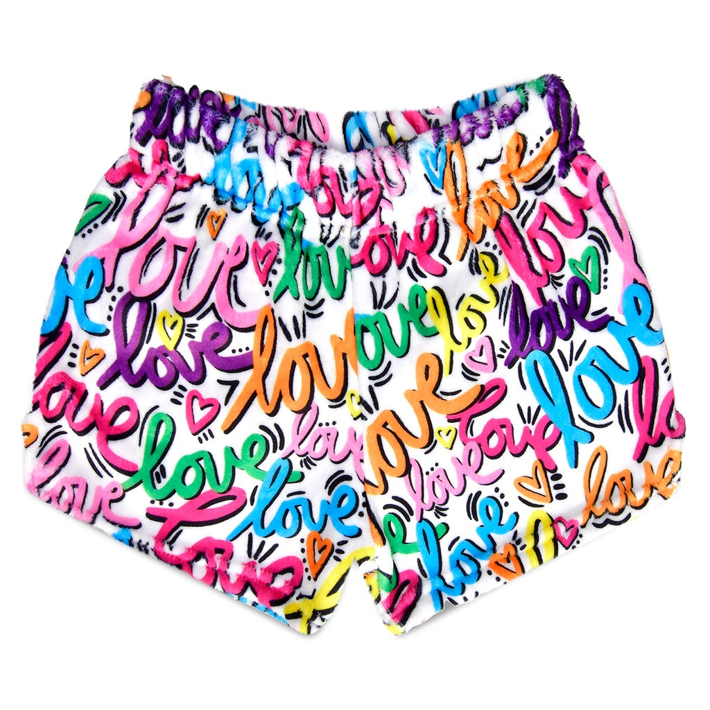 Iscream Corey Paige Love Letters Plush Shorts