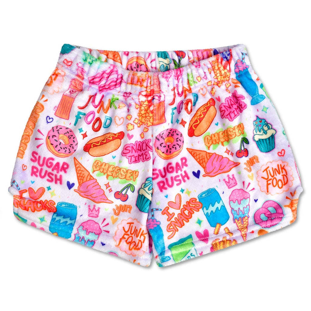 Iscream Corey Paige Junk Food Plush Shorts