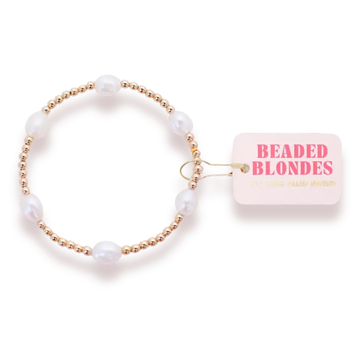 Pearl Poppi Bracelet in Gold