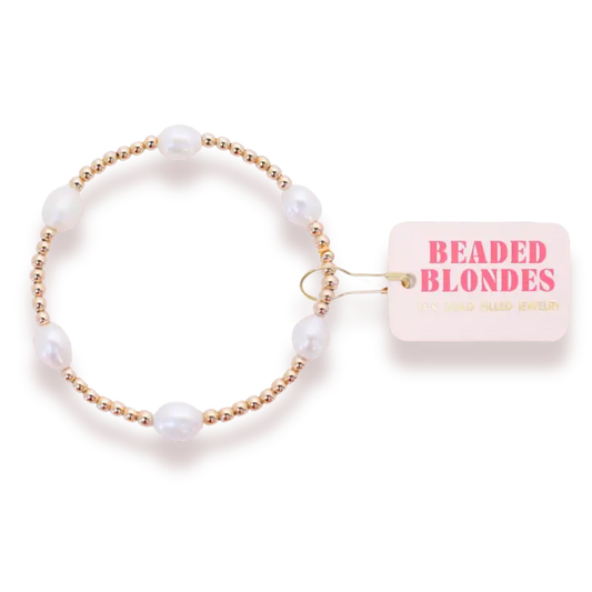 Pearl Poppi Bracelet in Gold