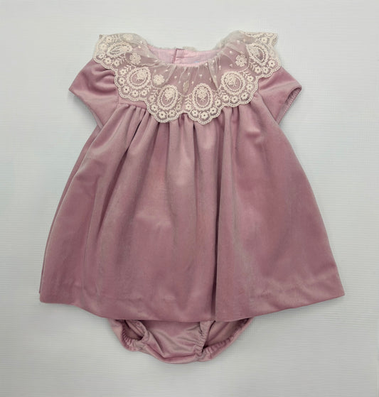Luli & Me Deluxe Velvet Float Dress