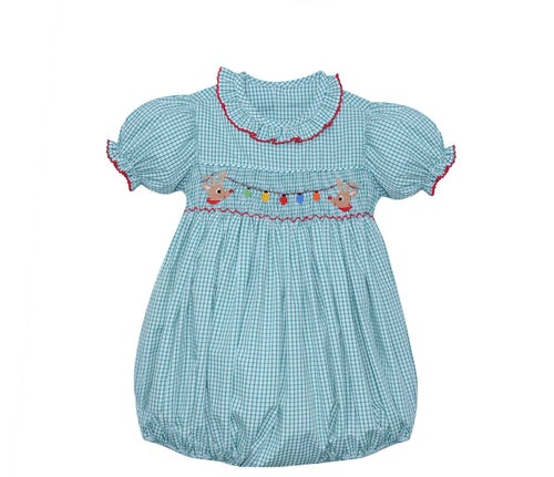 RN Juliette Girl Bubble-Reindeer w/ Lights