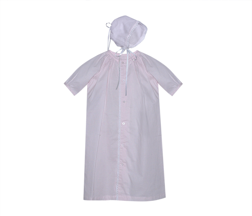 Baby Sen Christian Pink Daygown