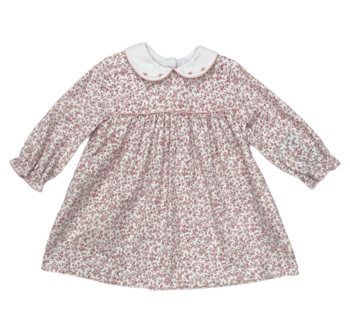Anavini Pink Liberty Floral Twill Float w/ White Collar