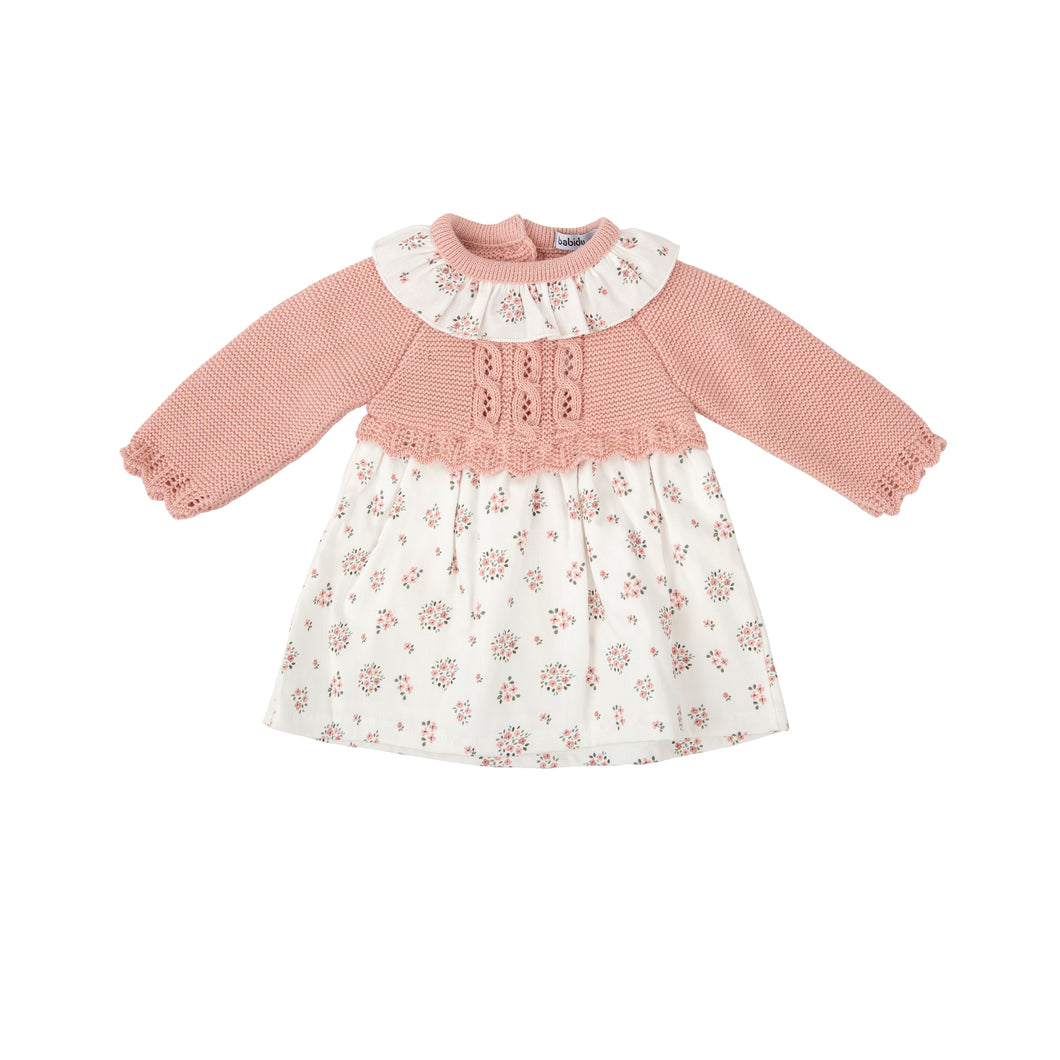 Babidu Mauve Knitted Sweater Dress