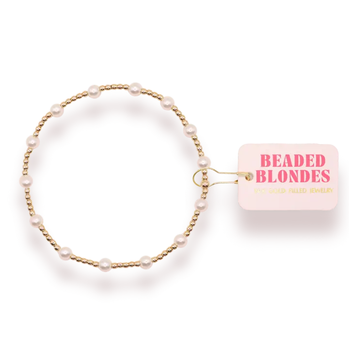 June Pearl Bracelet in Gold