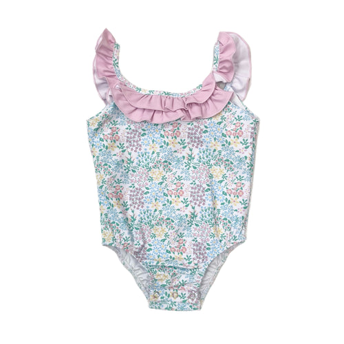 Swoon Baby Pink Floral Swimsuit